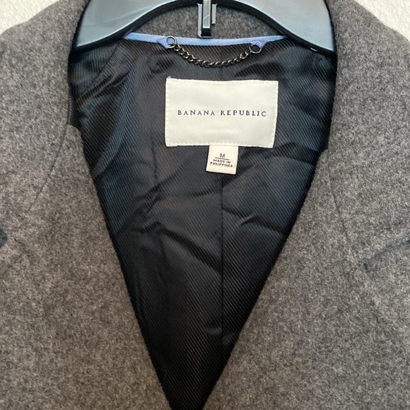 Banana Republic Women's Double Breasted Recycled Wool Jacket M - Picture 4 of 5